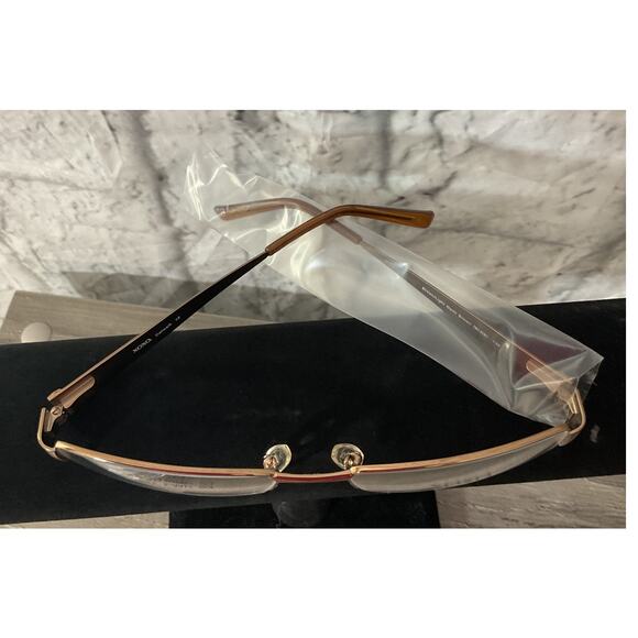 XOXO Catwalk EyeGlass Frames Rectangular Gold Wire Rims - Picture 4 of 8